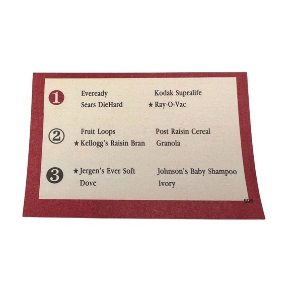 1988 Adverteasing Board Game Of Slogans Commercials & Jingles Complete Trivia - Picture 6 of 11